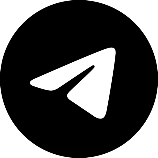 Telegram Black transparent PNG preview